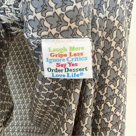 Gretchen Scott Women's Floral Embroidered V-Neck Tunic Top Blouse Size Small - Picture 11 of 12